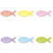 Weiteres Bild zu Deko Accessoires Fische, 24 Stück in 3 verschiedenen Größen, beidseitig bedruckt