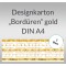 Weiteres Bild zu Designkarton "Bordüren" gold DIN A4 - 5 Blatt