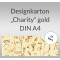Weiteres Bild zu Designkarton "Charity" gold DIN A4 - 25 Blatt