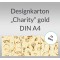 Weiteres Bild zu Designkarton "Charity" gold DIN A4 - 25 Blatt