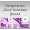 Weiteres Bild zu Designkarton "Glory" brombeer DIN A4 - 25 Blatt