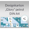 Weiteres Bild zu Designkarton "Glory" petrol DIN A4 - 5 Blatt
