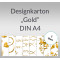 Weiteres Bild zu Designkarton "Gold" DIN A4 - 5 Blatt