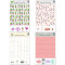Weiteres Bild zu Designkarton-Set DIN A4 - 5 Blatt und 20 Sticker