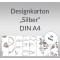 Weiteres Bild zu Designkarton "Silber" DIN A4 - 25 Blatt