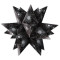 Weiteres Bild zu Faltblätter Aurelio-Stern "Black & White" Spiralornament schwarz 14,8 x 14,8 cm