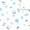 Weiteres Bild zu Faltblätter Aurelio-Stern "Classic Christmas" Weihnachten blau/braun 14,8 x 14,8 cm