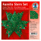 Weiteres Bild zu Faltblätter Aurelio-Stern "Winterzauber 2" rot/grün 14,8 x 14,8 cm