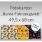 Weiteres Bild zu Fotokarton "Bunte Fahrzeugwelt" 49,5 x 68 cm - 10 Bogen sortiert