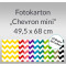 Weiteres Bild zu Fotokarton "Chevron mini" 49,5 x 68 cm - 10 Bogen sortiert