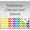 Weiteres Bild zu Fotokarton "Chevron mini" DIN A4 - 10 Blatt