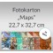 Weiteres Bild zu Fotokarton "Maps" 22,7 x 32,7 cm - 10 Blatt