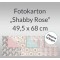 Weiteres Bild zu Fotokarton "Shabby Rose" 49,5 x 68 cm - 10 Bogen sortiert