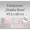 Weiteres Bild zu Fotokarton "Shabby Rose" 49,5 x 68 cm - 10 Bogen sortiert