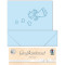 Weiteres Bild zu Grußkarten "gelasert" Schutzengel hellblau - 5 Karten