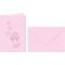 Weiteres Bild zu Grußkarten "gelasert" Schutzengel rosa - 5 Karten