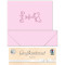 Weiteres Bild zu Grußkarten "gelasert" Söckchen rosa - 5 Karten