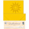Weiteres Bild zu Grußkarten "gelasert" Sonne sonnengelb - 5 Karten