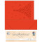 Weiteres Bild zu Grußkarten "gelasert" Tannenbaum rubinrot - 5 Karten