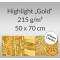 Weiteres Bild zu Highlight "Gold" 50 x 70 cm - 10 Bogen sortiert