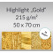 Weiteres Bild zu Highlight "Gold" 50 x 70 cm - 10 Bogen