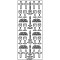 Weiteres Bild zu Kreativ Sticker "Christliche Symbole" silber