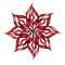 Weiteres Bild zu Paper Stars "Ornament" rot