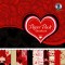 Weiteres Bild zu Scrapbooking Papier Block "Sweethearts" - 24 Blatt sortiert