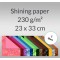 Weiteres Bild zu Shining paper 23 x 33 cm - 5 Blatt