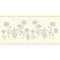 Weiteres Bild zu Silhouetten-Tischlichter "Filigrano" Blumen creme - Motiv 54
