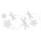 Weiteres Bild zu Silhouetten-Tischlichter "Filigrano" Libellen weiß - Motiv 55