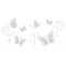 Weiteres Bild zu Silhouetten-Tischlichter "Filigrano" Schmetterlinge 2 weiß - Motiv 49