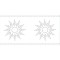 Weiteres Bild zu Silhouetten-Tischlichter "Filigrano" Sonne weiß - Motiv 43