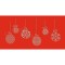 Weiteres Bild zu Silhouetten-Tischlichter "Filigrano" Weihnachtskugeln rubinrot - Motiv 63