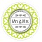 Weiteres Bild zu Sticker Hochzeit "Mr. & Mrs." - Motiv 02