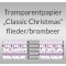 Weiteres Bild zu Transparentpapier "Classic Christmas" flieder/brombeer 50 x 61 cm - 5 Bogen sortiert