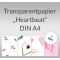 Weiteres Bild zu Transparentpapier "Heartbeat" DIN A4 - 25 Blatt