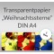 Weiteres Bild zu Transparentpapier "Weihnachtssterne" DIN A4 - 5 Blatt