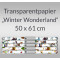 Weiteres Bild zu Transparentpapier "Winter Wonderland" 50 x 61 cm - 5 Bogen sortiert