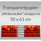 Weiteres Bild zu Transparentpapier "Winterzauber" orange/rot 50 x 61 cm - 5 Bogen sortiert