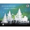Weiteres Bild zu Winterliche Papierszenerie "Santa's Schlitten"