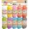 Weiteres Bild zu Wolle Pastell, aus 100% Baumwolle, Knäuel á 10 g / 29 m, in 10 Farben