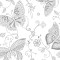 Weiteres Bild zu Zauberpapier "Schmetterlinge" 23 x 33 cm - 10 Blatt