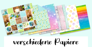 Bunterpapierwelt – Verschiedene Papiere